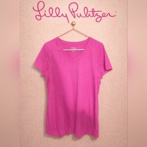 Lilly Pulitzer Bright Pink Short Sleeve Tee